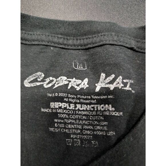 Cobra Kai Short Sleeve Graphic Tee Men's Medium - Picture 2 of 5